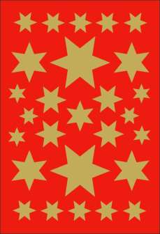 Decor tarra Kultaiset tähdet