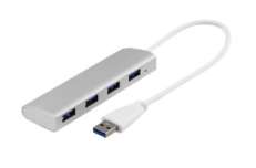 Deltaco USB 3.0 hub 4xTyp A naaras