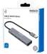 Deltaco USB-A hub 4xType A naaras