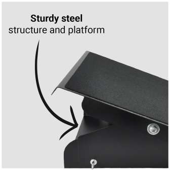 DESQ jalkatuki metallia