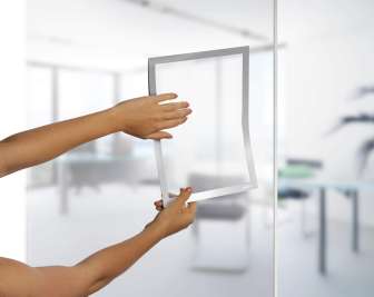 Duraframe infokehys A4 hopea