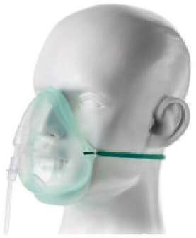 Eco happimaski aikuisten letkulla