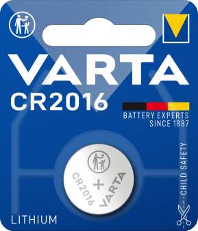 Electronic litiumparisto CR 2016 3V