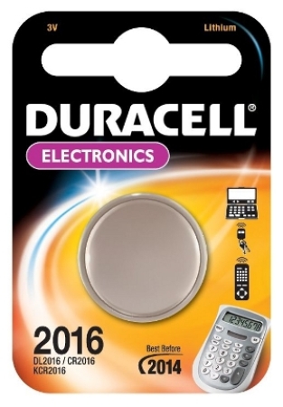 Electronic litiumparisto Duracell 2016 3V