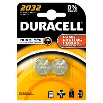 Electronic litiumparisto Duracell 2032 3V, 2 kpl/pak