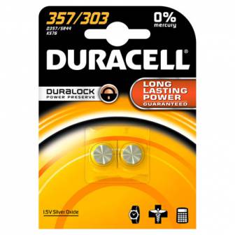 Electronic litiumparisto Duracell 357/303 2 kpl/pak