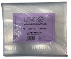 Elintarvikepussi LDPE säilytys/pakastus 2kg