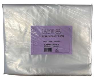 Elintarvikepussi LDPE säilytys/pakastus 5kg