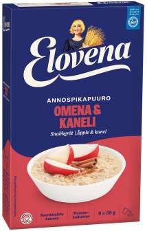 Elovena omena-kaneli annospikapuuro