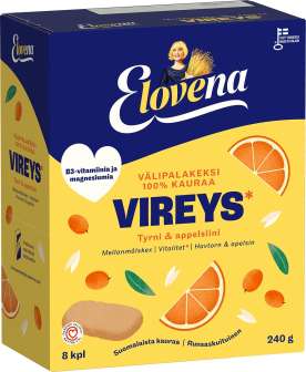 Elovena välipalakeksi 8x30g