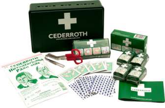 Ensiapupakki pieni 23 x 19 x 8 cm