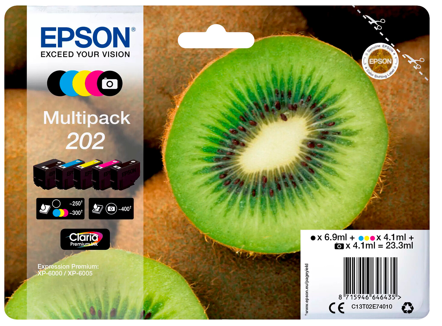 EPSON 202 Kiwi Claria Premium