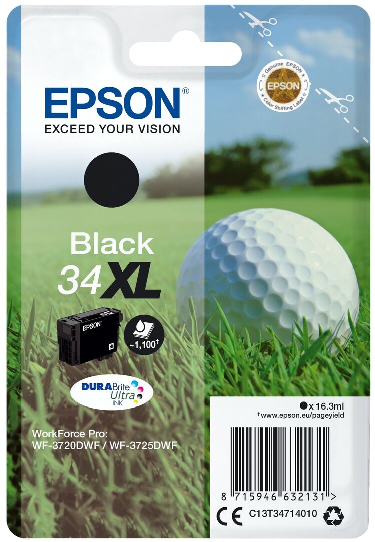 Epson musta 34XL