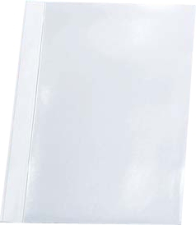 Esitekansio E466 valkoinen etukansi kirkas tasku
