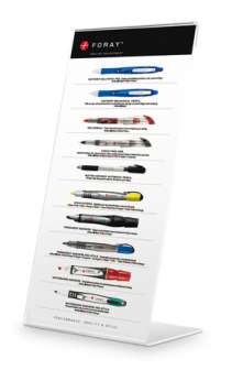 Esiteteline Office Depot 1/3 A4, kirkas, pöydälle