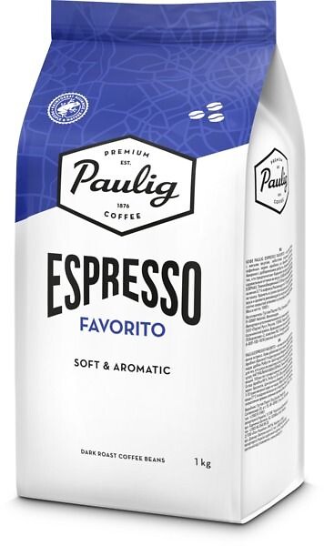 Espresso Favorito -pavut 1kg Paulig