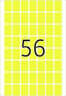 Etiketti Herma 2341 keltainen