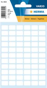Etiketti Herma 3610 valkoinen 8x12 mm 462/ras