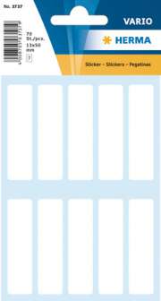 Etiketti Herma 3737 valkoinen 13x50 mm 70/ras