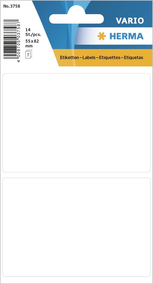 Etiketti Herma 3758 valkoinen
