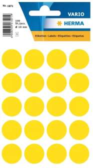 Etiketti Herma keltainen