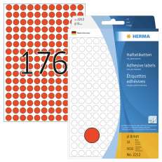 Herma 2212 etiketti punainen