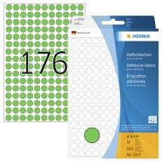 Herma 2215 etiketti vihreä