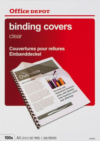 Etukansi Office Depot A4 PVC