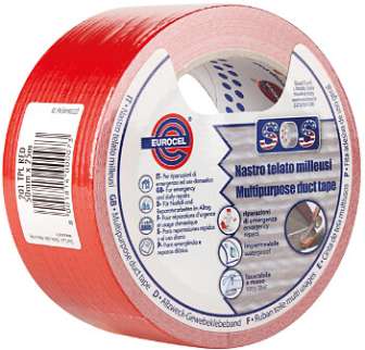 Kangasteippi punainen 50mm 25m