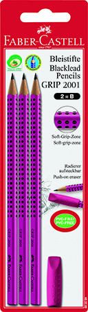 Faber-Castell Grip 2001 Lyijykynäsetti berry
