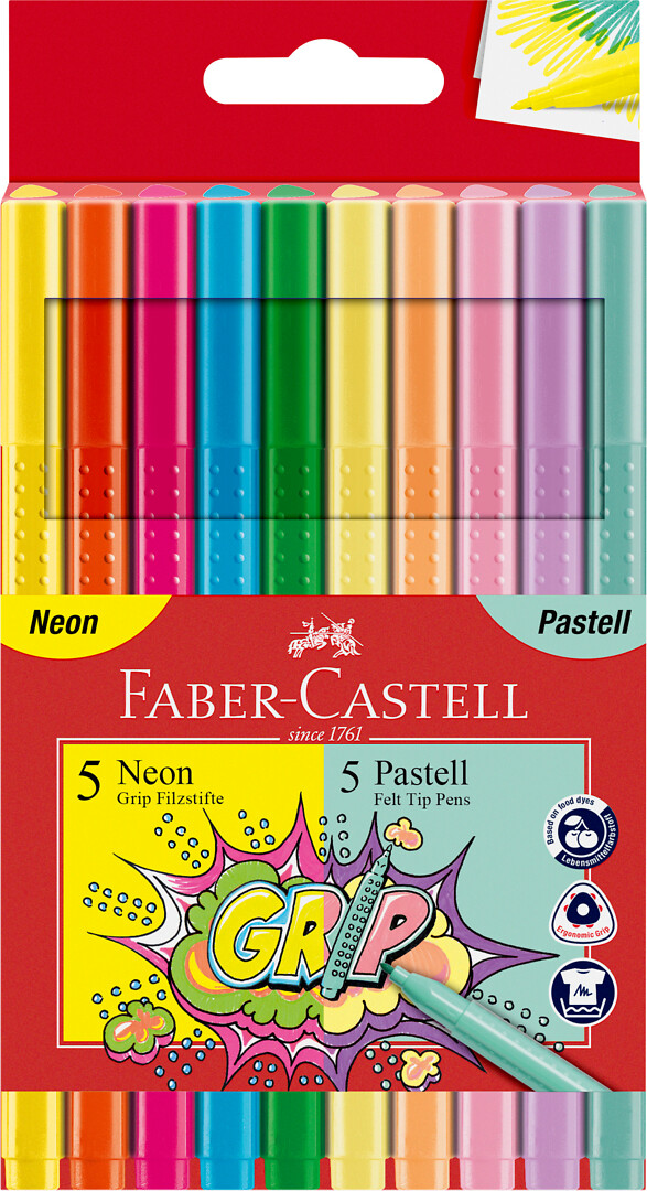 ! Faber-Castell huopakynä Grip