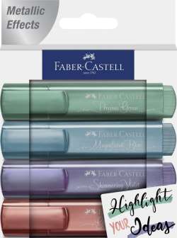 Faber-Castell Metallic 4 värisrj.
