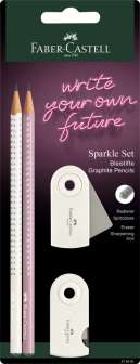 Faber-Castell Sparkle kirjoitussetti valkoinen