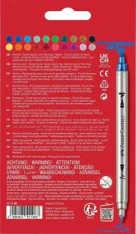 FC kaksipäiset glitter-huopakynät 20kpl