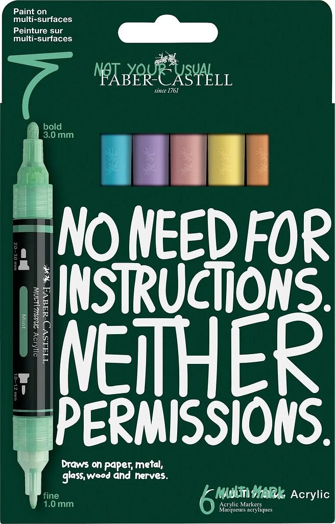 FC Multimark Pastel 6kpl