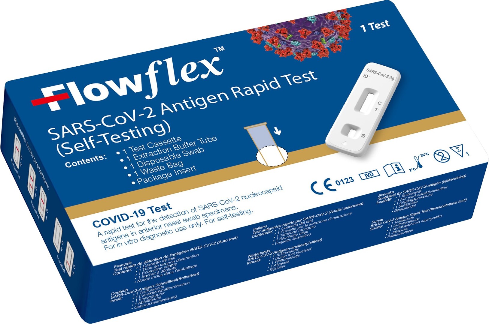 FlowFlex Sars-Cov-2 antigeenitesti