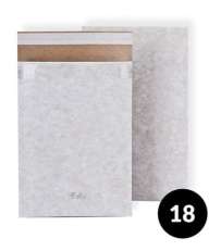 Kartonkikuori 18 valkoinen.