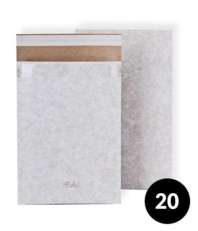 Kartonkikuori 20 valkoinen.