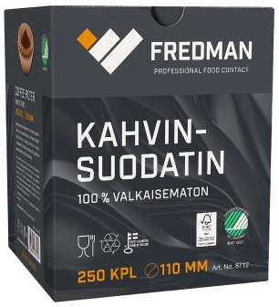 Fredman suodatinpaperi 110 mm