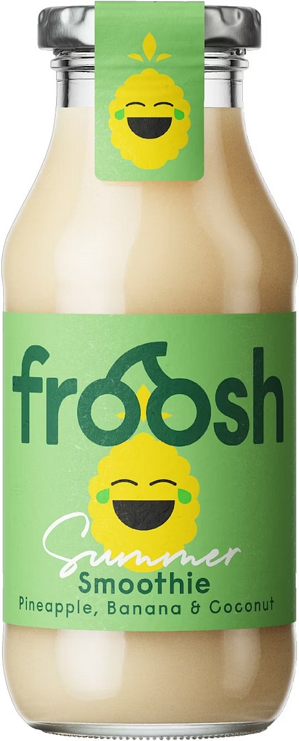 Froosh smoothie ananas-banaani-kookos