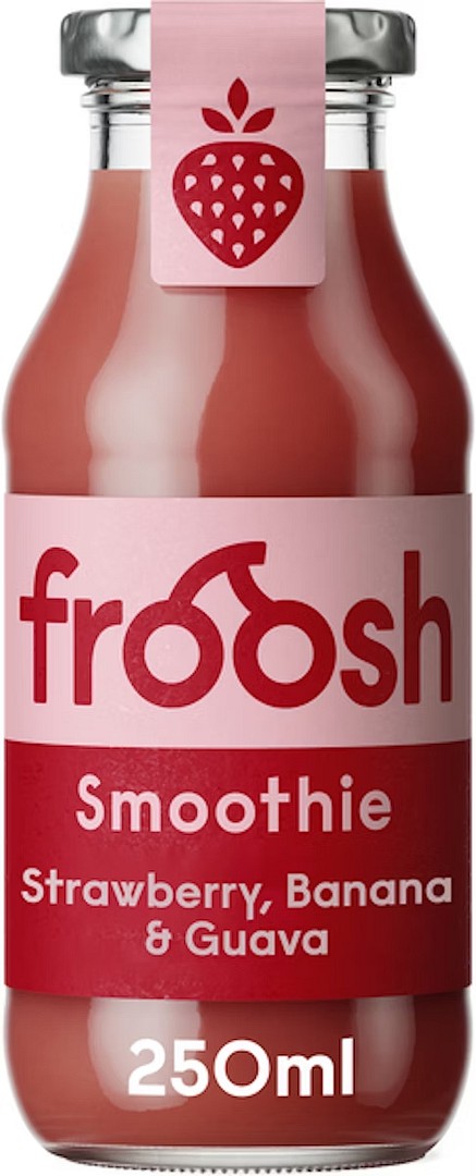 Froosh smoothie mansikka-banaani-guava