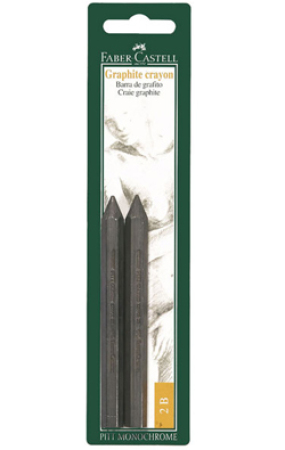 Grafiittiliitu Faber-Castell Pitt 2B, 2 kpl/pak