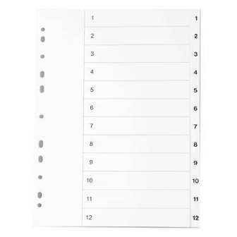 Hakemisto A4 1-12 FSC kartonki