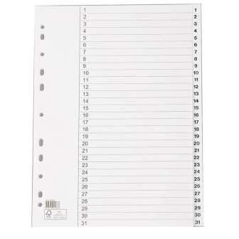 Hakemisto A4 1-31 kartonki
