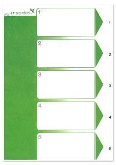 Hakemisto A4 1-5 muovi