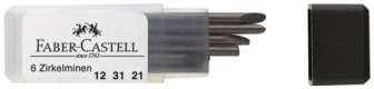 Harppilyijy Faber-Castell 2-105,  6 lyijyä/rasia
