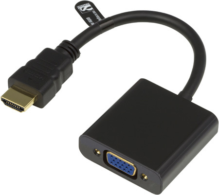 HDMI-sovitin, mini uros-naaras HDMI uros - HDMI naaras