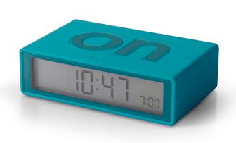 Herätyskello Lexon turkoosi Flip Clock