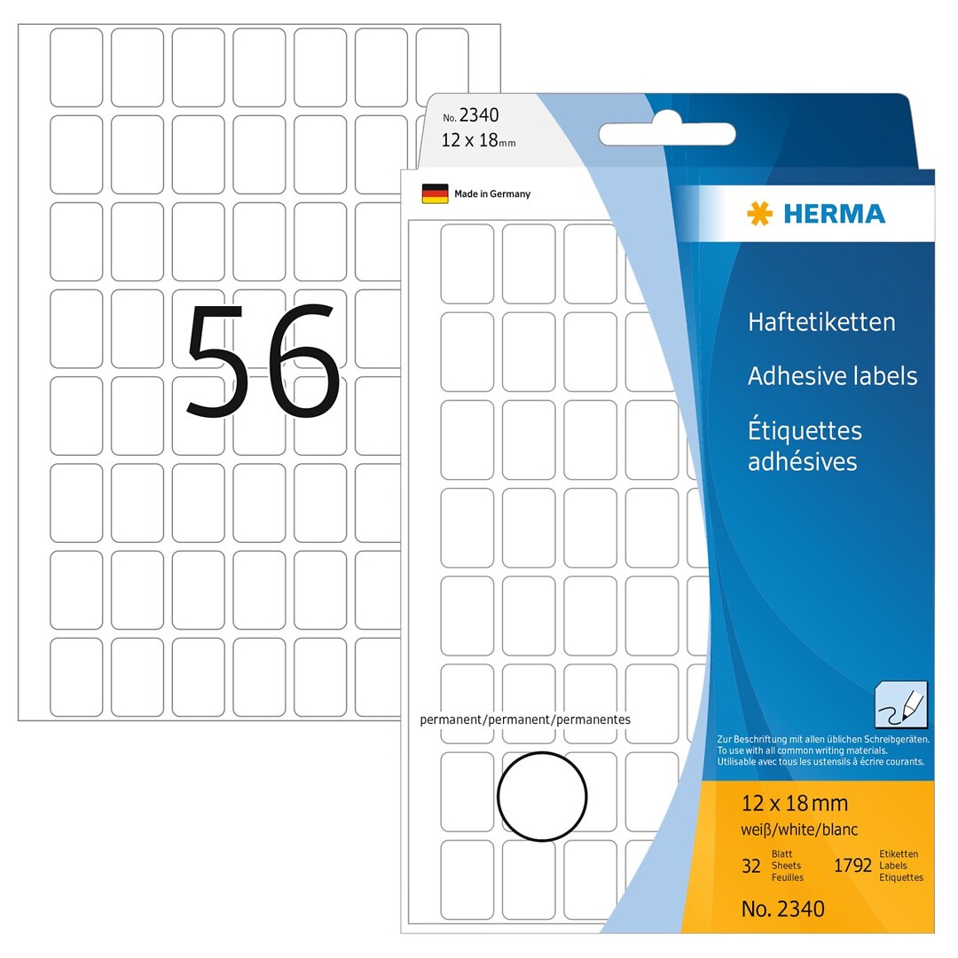 Herma 2340 etiketti permanent