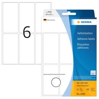 Herma 2480 etiketti permanent